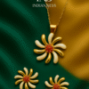 Radiant Blossom Necklace & Earrings Set