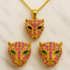 Panther Majesty Necklace & Earring Set
